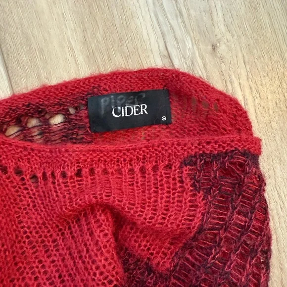 CIDER KNIT PATCHWORK RIPPED DRESS - Picture 3 of 3